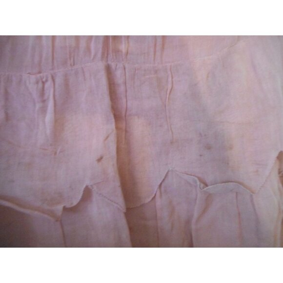 Antique 1940s Child's Dusty Pink Tunic shift dress handmade - Picture 4 of 9